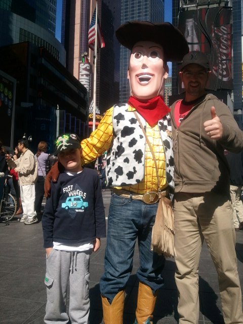 Woody in Times Square