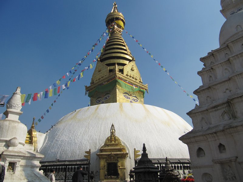 Stupa At The Monkey Temple