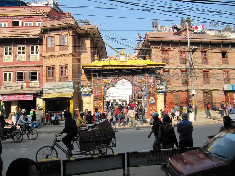 Entrance to Boudhnath