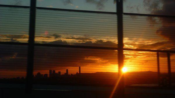 Brisbane auringonlaskussa