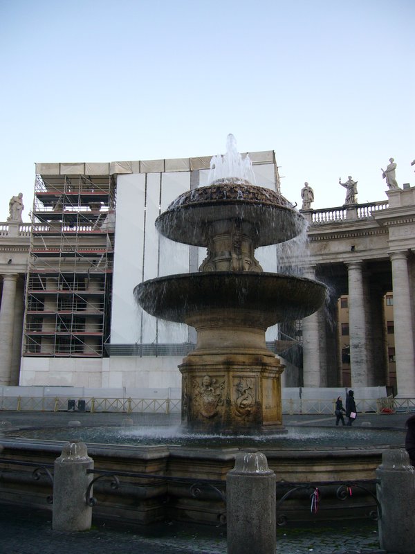 Fountain At The Vatican