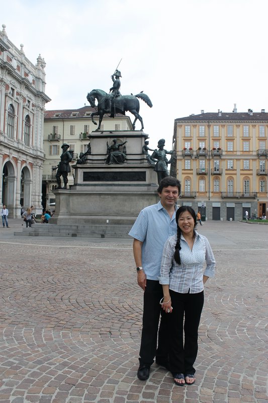 Dad & Wendy in Turin