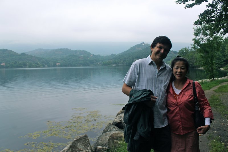 Dad & Wendy at the Lake