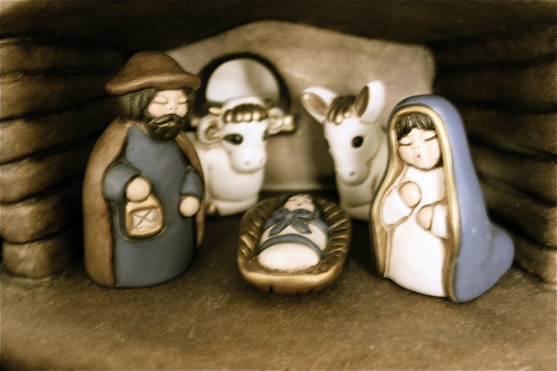 Away in a manger..