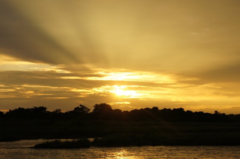 Sunset over Chitwan