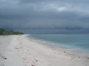 A storm is coming on Gili Trawangan
