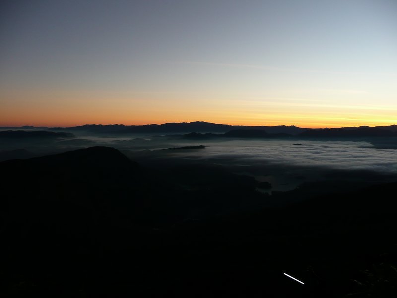 Sunrise at Adam's peak!