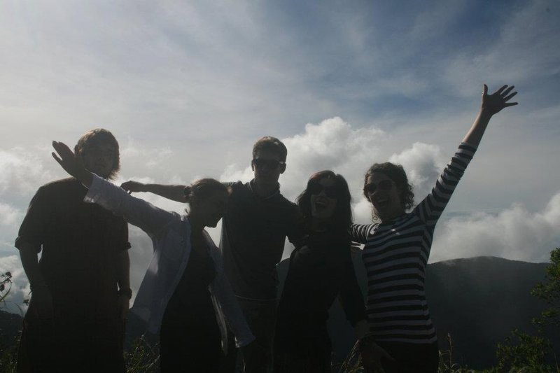 Norway, Tamsin, Jonathan, Me and Amie.