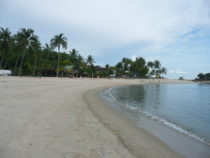 Siloso beach.