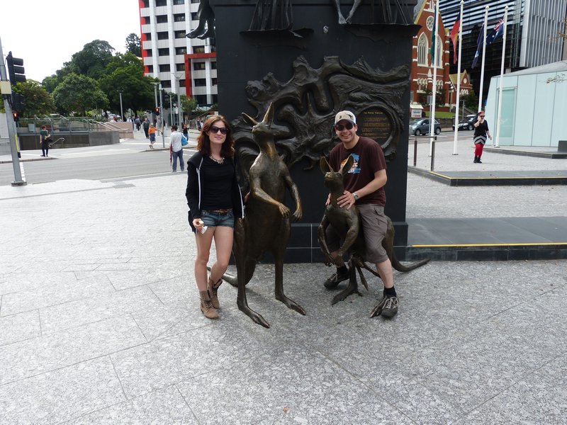 Roland and I in Brisbane.