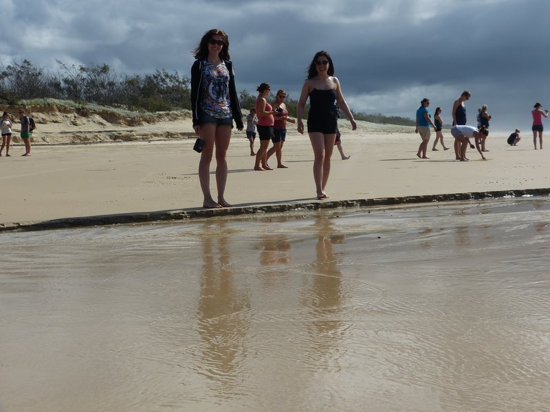 Marie and I at Fraser Island.