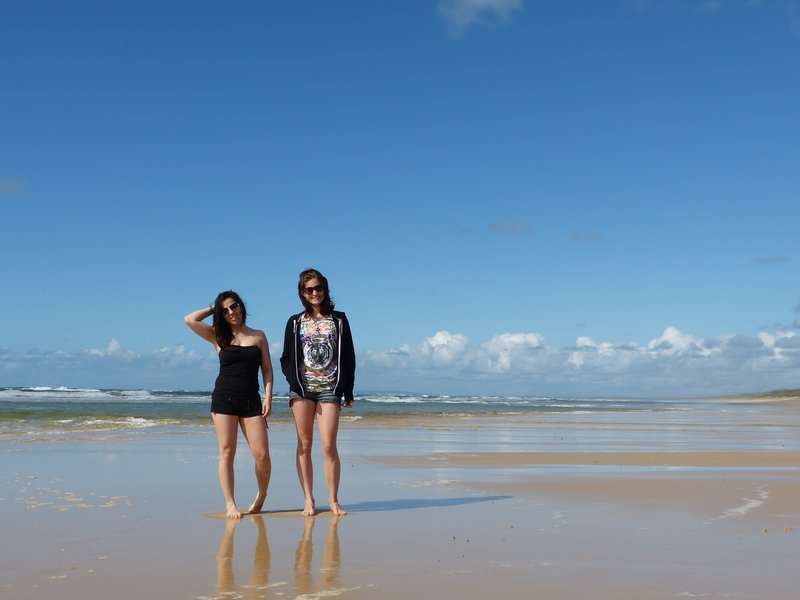 Marie and I at Fraser Island, again!