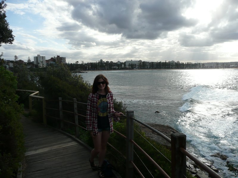 Shelley Beach, with Manly Beach behind me.