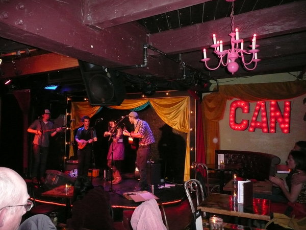 Folk band @ The Cancan Club.
