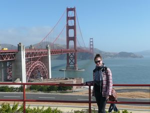 Me at the Golden Gate Bridge.