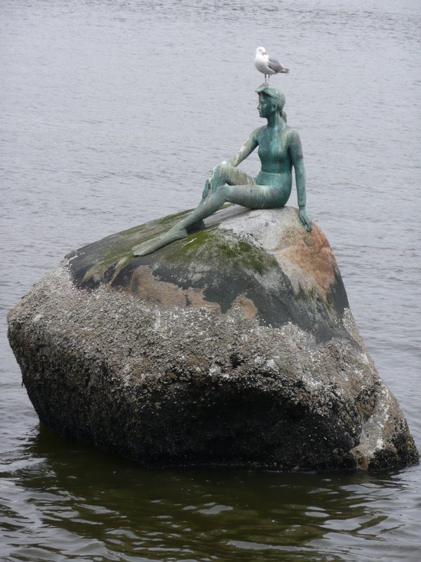 Mermaid lady.