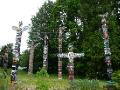 Totems in Stanley Park.
