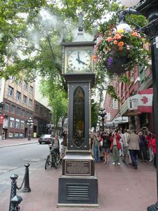 Steam clock in Vancouver.