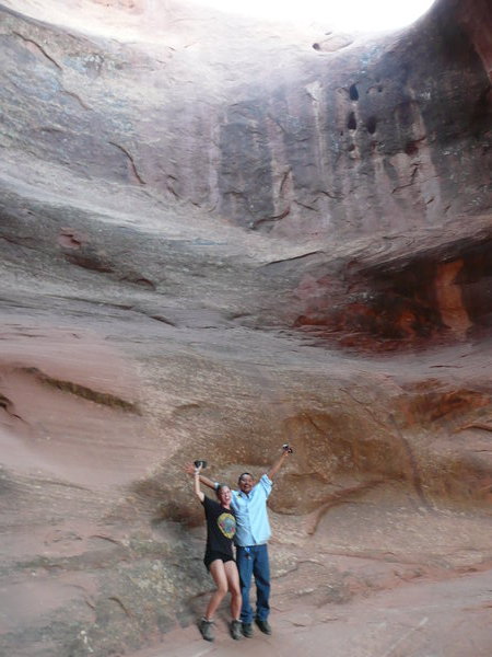 Me and Cody, our Navajo tour guide.