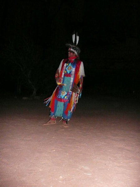 Navajo dancing regalia.