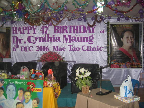 Banner for Dr. Cynthia
