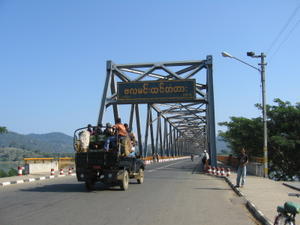 Bridge from Myitkina to Bhamo