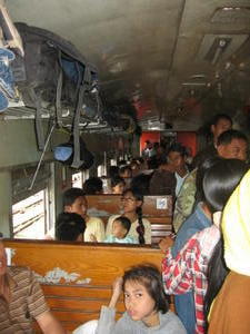 Train from Mandalay to Rangoon