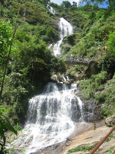 Silver waterfall in Sapa