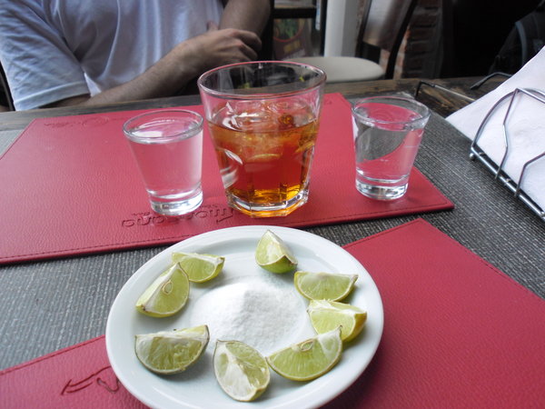 Tequila ´shots´and ´The Godfather´