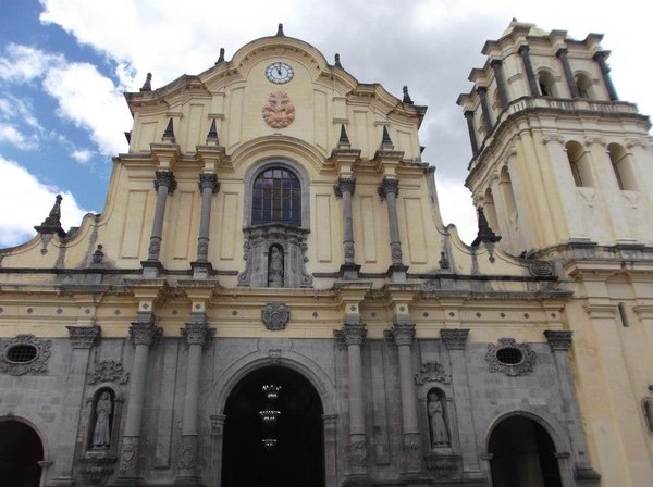One of the many beautiful churches in Popayán
