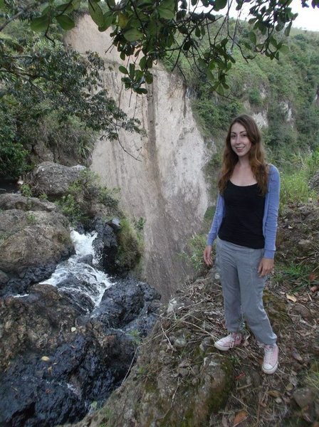 Me at the top of one of the waterfalls
