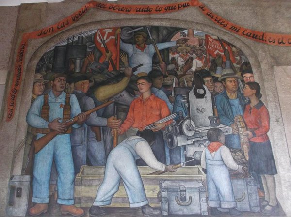 One of Diego Rivera's Murals