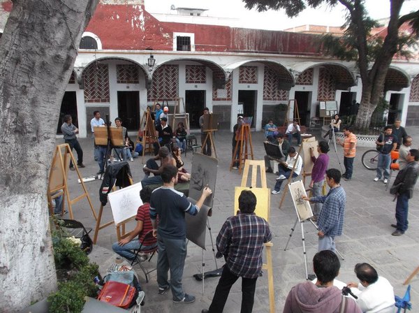 Artists District in Puebla