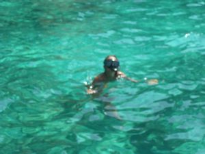 Rosara snorkelling