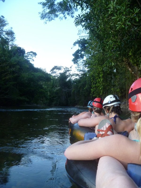 Leisurely floating through the jungle
