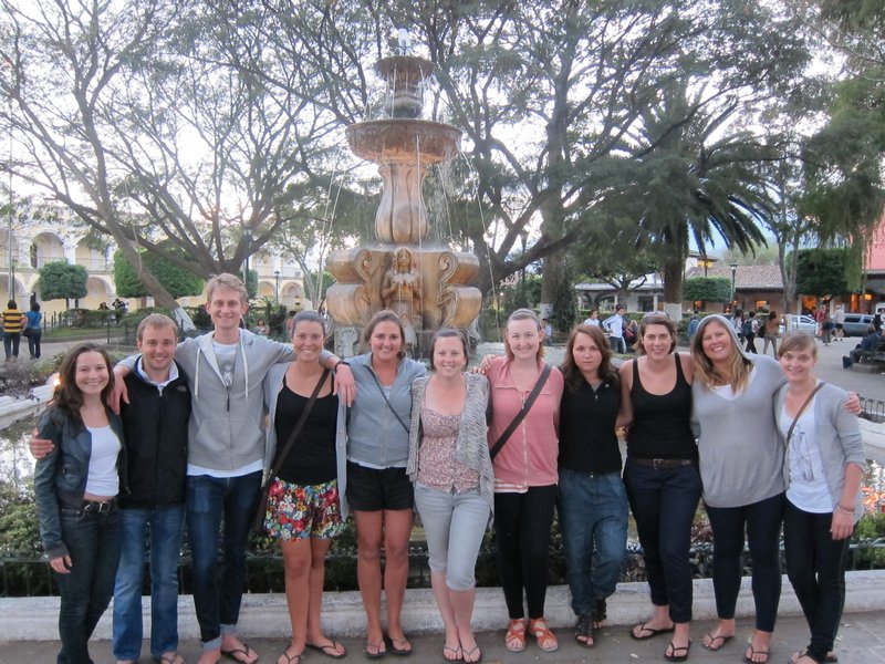 The group has arrived in Antigua!