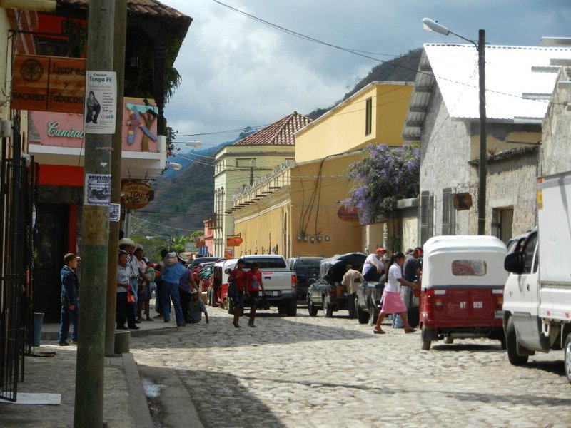 Main street of Copan