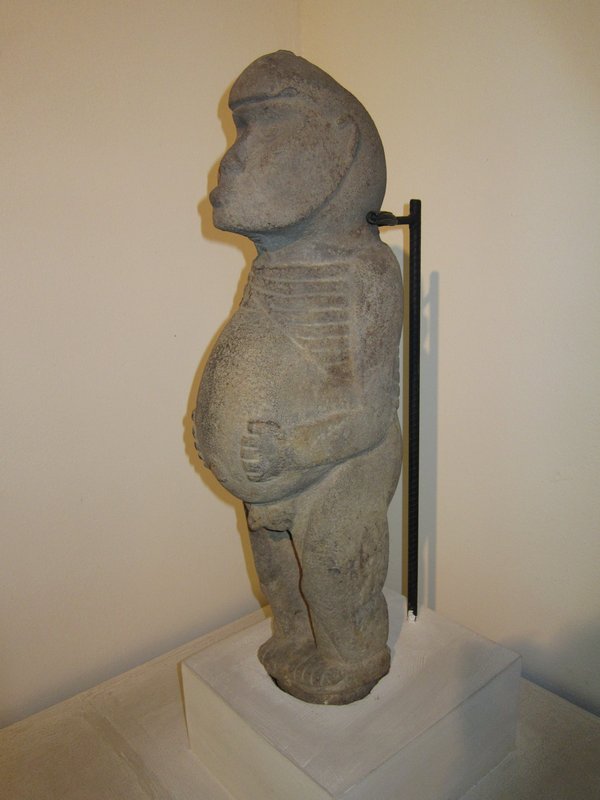 Funny little fat statue in the National Museum