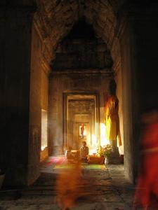 Speeding Monks - Angkor Wat