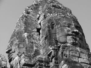 Even Black and Whiter -  Bayon Temple