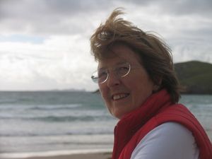 Mum at Dunfanaghy Beach, Donegal
