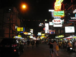 Khao San Rd...keep in mind this was the holiday...