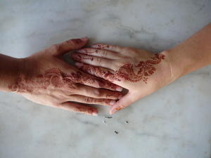 our henna...i know could this picture be anymore vomit!