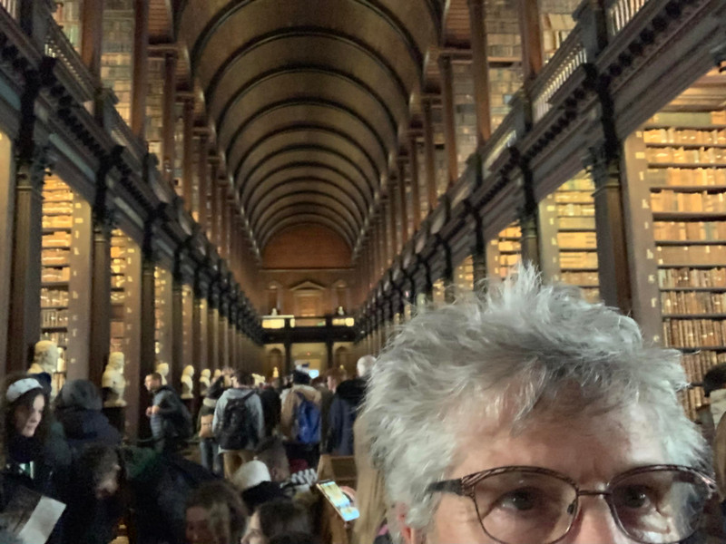 Trinity College Library selfie