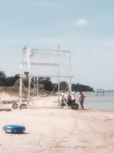 Boat Lift out of the water