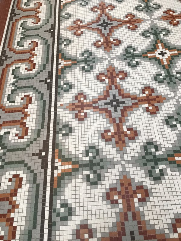 gorgeous mosaic floor