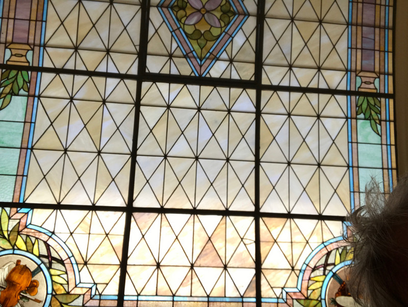 another stained glass ceilin