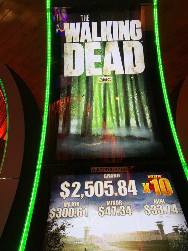 I lost playing The Walking Dead slot