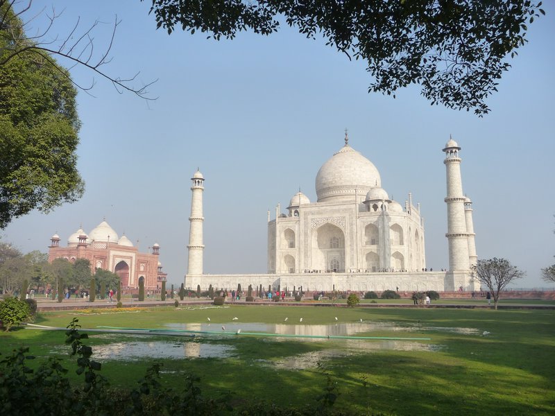 Taj Mahal - d'un banc