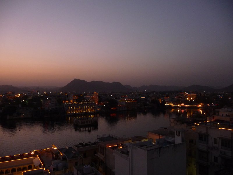 Udaipur-vue de notre hotel
